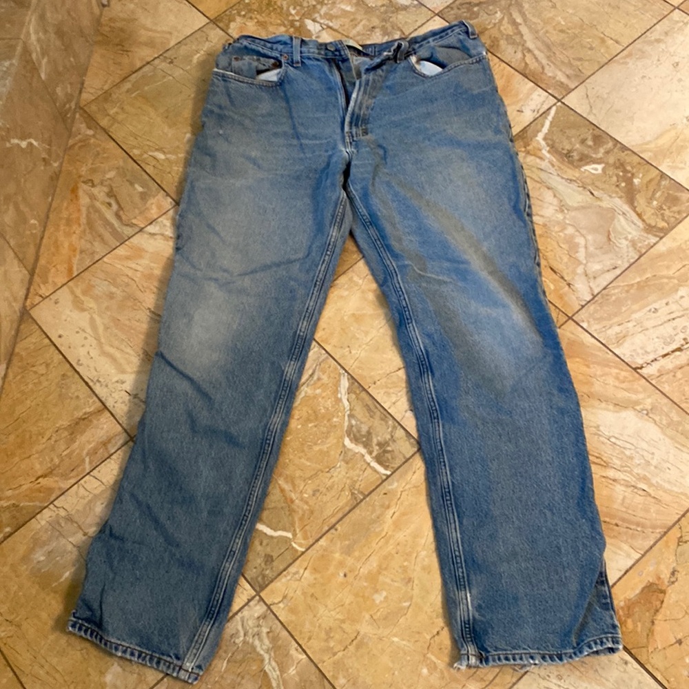 Gap Men’s Denim blue jeans size 36x34. Relaxed fit